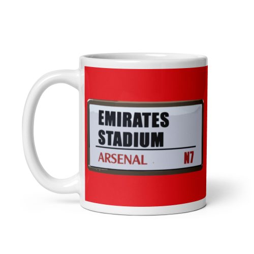 Arsenal Mug Emirates Stadium N7 Sign Mug