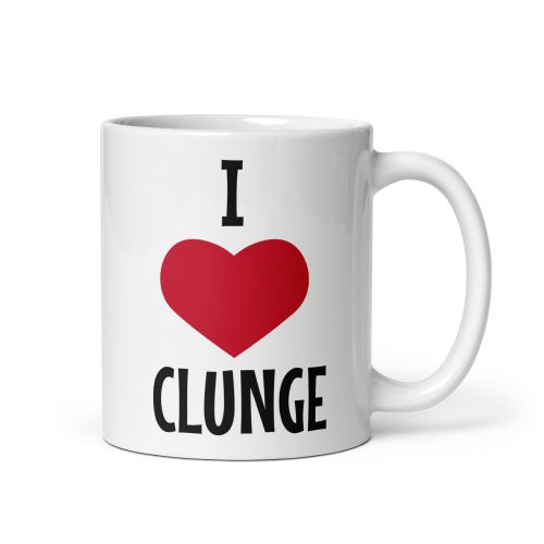 I Heart Clunge – Mug Gift for blokes who love Clunge