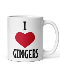 I Heart Gingers – Gift Mug For People Who Love Gingers