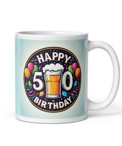 Happy 50th Birthday Gift Mug Present for 50th Birthday Party Mug
