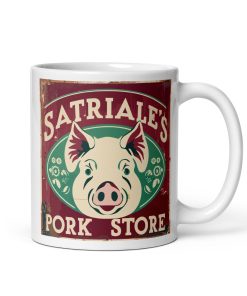 Satriale’s Pork Store Sopranos Gift Mug Johnny Soprano Shop Mug