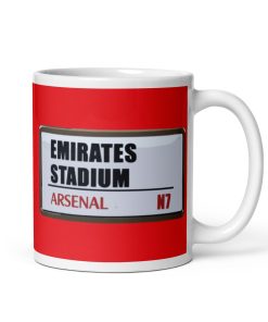Arsenal Mug Emirates Stadium N7 Sign Mug