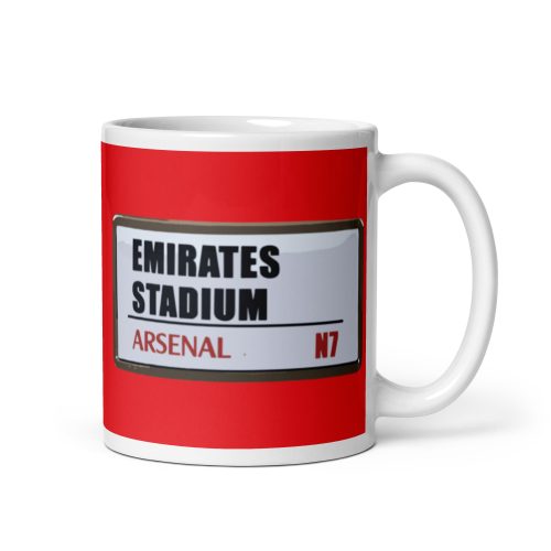 Arsenal Mug Emirates Stadium N7 Sign Mug