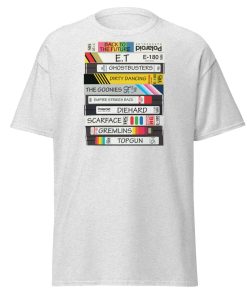 1980’s Movies VHS Cassettes T-shirt 80’s