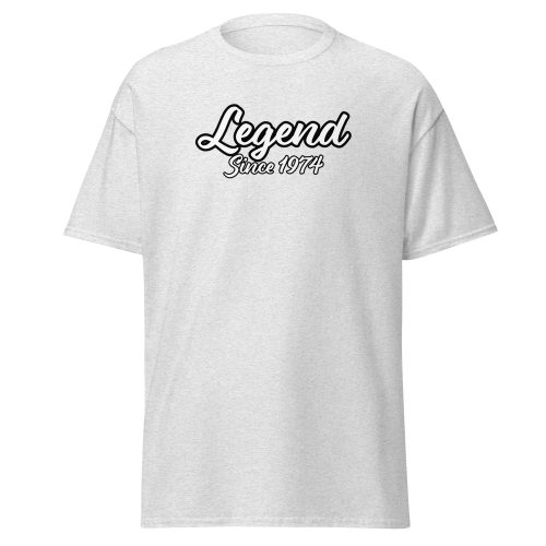 Legend Since 1974 Men’s T-Shirt, 50th Birthday T-shirt for Men