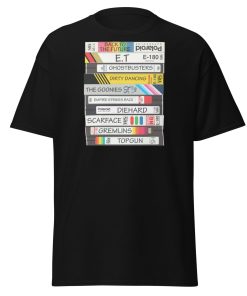 1980’s Movies VHS Cassettes T-shirt 80’s