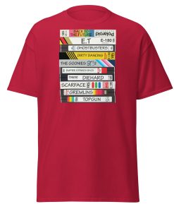 1980’s Movies VHS Cassettes T-shirt 80’s