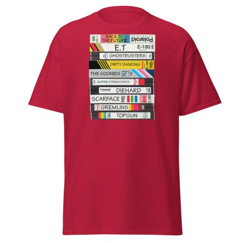 1980’s Movies VHS Cassettes T-shirt 80’s
