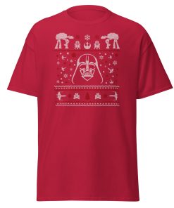 Space Wars Christmas T-shirt Dart Vader Christmas T-shirt