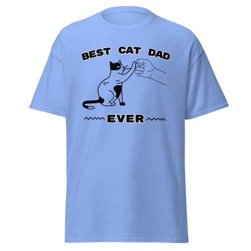 Best Cat Dad Ever T-shirt Birthday Present For Dad From Cat