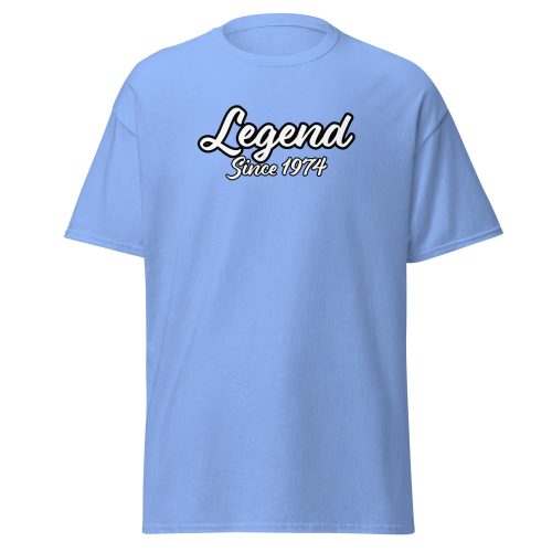 Legend Since 1974 Men’s T-Shirt, 50th Birthday T-shirt for Men