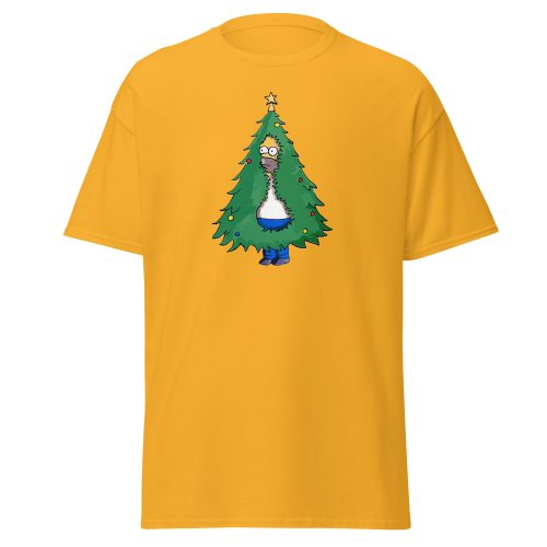 Homer Christmas Tree T-shirt Homer Simpson Backing into Christmas Tree