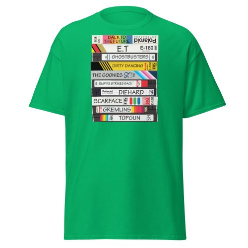 1980’s Movies VHS Cassettes T-shirt 80’s