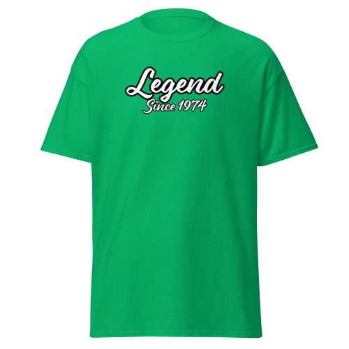 Legend Since 1974 Men’s T-Shirt, 50th Birthday T-shirt for Men