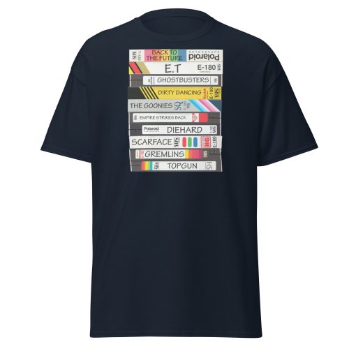 1980’s Movies VHS Cassettes T-shirt 80’s