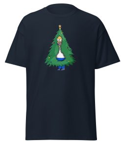 Homer Christmas Tree T-shirt Homer Simpson Backing into Christmas Tree