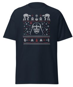 Space Wars Christmas T-shirt Dart Vader Christmas T-shirt