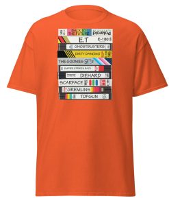 1980’s Movies VHS Cassettes T-shirt 80’s