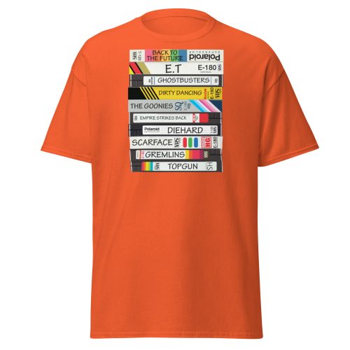 1980’s Movies VHS Cassettes T-shirt 80’s