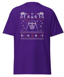 Space Wars Christmas T-shirt Dart Vader Christmas T-shirt