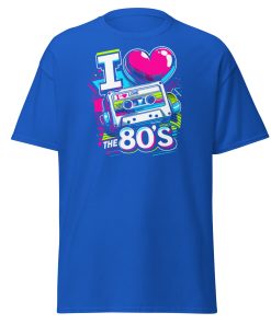 I Love The 80’s T-shirt design for 1980’s Party Birthday Present