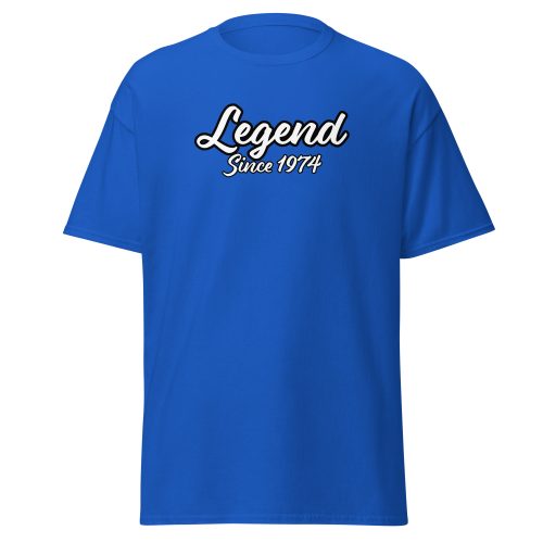 Legend Since 1974 Men’s T-Shirt, 50th Birthday T-shirt for Men