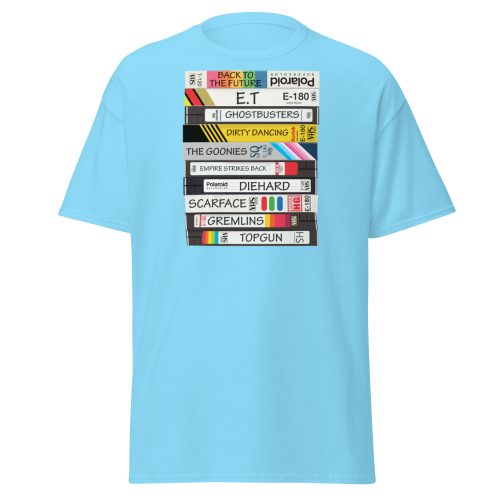 1980’s Movies VHS Cassettes T-shirt 80’s