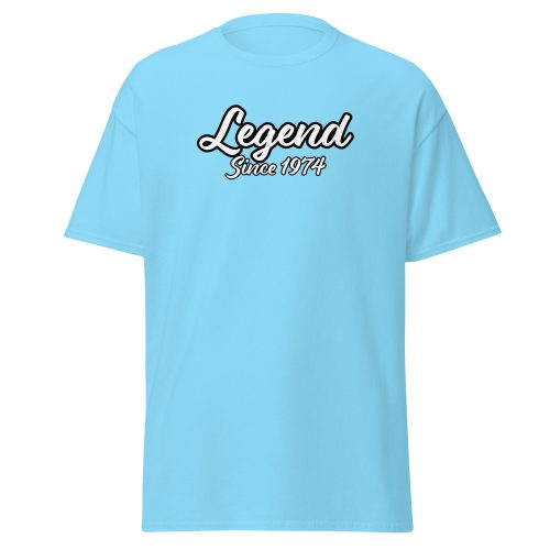 Legend Since 1974 Men’s T-Shirt, 50th Birthday T-shirt for Men