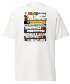 1980’s Movies VHS Cassettes T-shirt 80’s