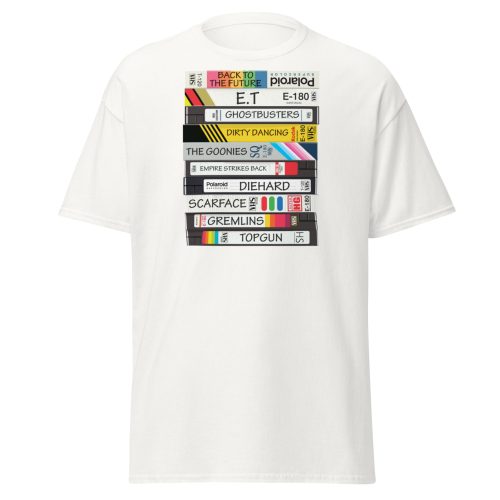 1980’s Movies VHS Cassettes T-shirt 80’s