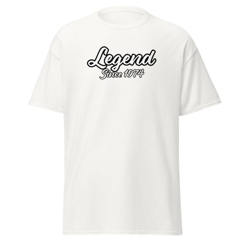Legend Since 1974 Men’s T-Shirt, 50th Birthday T-shirt for Men