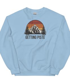 Getting Piste Ski Jumper Fun Christmas Jumper Skiing