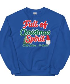 Full of Christmas Spirit – Only Joking It’s Beer Christmas Jumper