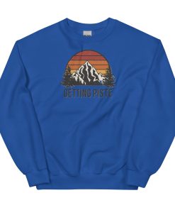 Getting Piste Ski Jumper Fun Christmas Jumper Skiing