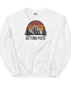 Getting Piste Ski Jumper Fun Christmas Jumper Skiing