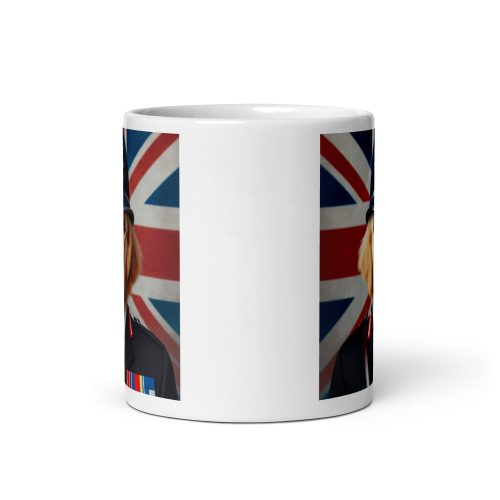 Golden Retriever Dog English London Policeman Union Jack
