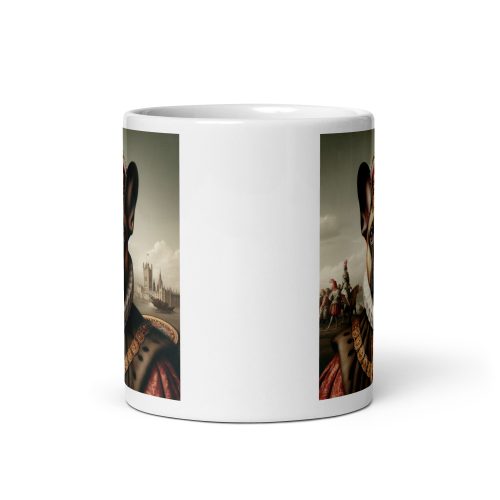 French Bulldog dog dressed as King Henry 8th Mug Gift