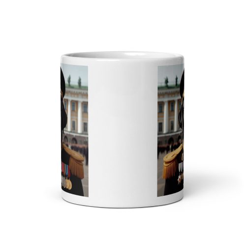 Black Labrador Dog as an Admiral Gift Mug