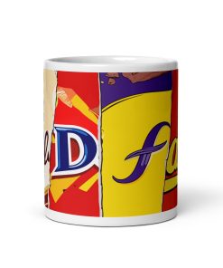 Rude Chocolate Wrapper Mug Old Fart Mug