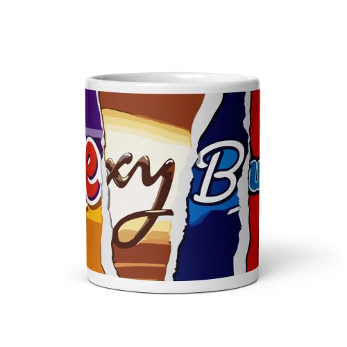 Rude Chocolate Wrapper Mug Sexy Bum Mug