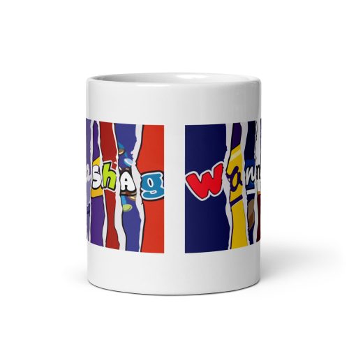 Rude Chocolate Wrapper Mug Wanna Shag Mug