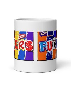Rude Chocolate Wrapper Mug Fuckers Mug