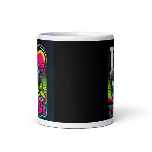 I Love The 80’s Mug for 1980’s birthday gift