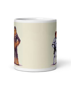 Space Wars Pixel Art Mug Han Solo Chewbacca R2D2 Mug