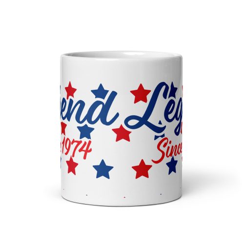 Legend Since 1974 Mug 50th Birthday Present for Men Mug