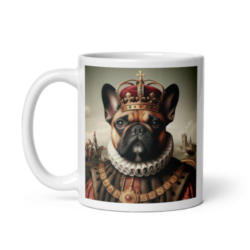 French Bulldog dog dressed as King Henry 8th Mug Gift