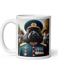 Cockapoo Dog dressed an Army General Mug Gift