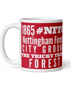 1865 Nottingham Forest Mug #NFFC Forest City Ground Gift Mug