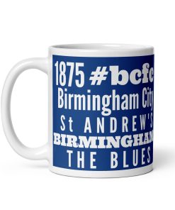1875 Birmingham City Mug The Blues St Andrew’s Gift Mug