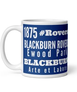 1875 Blackburn Rovers Mug Rovers, Ewood Park Gift Mug